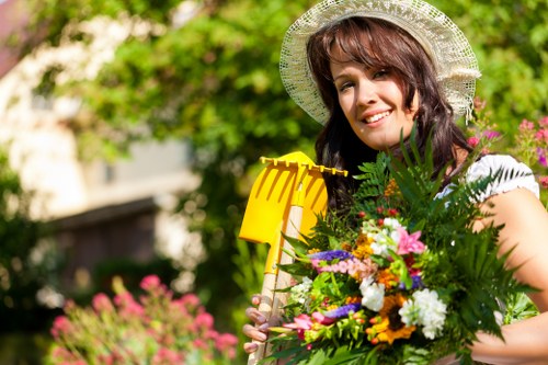 Hedge trimming service working around access challenges in Towerhamlets